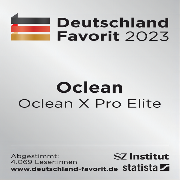 Oclean X Pro Elite erhält prestigeträchtige Auszeichnung "Deutschland Favorit 2023"