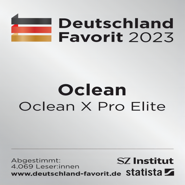 Oclean X Pro Elite erhält renommierten "Deutschland Favorit 2023" Award