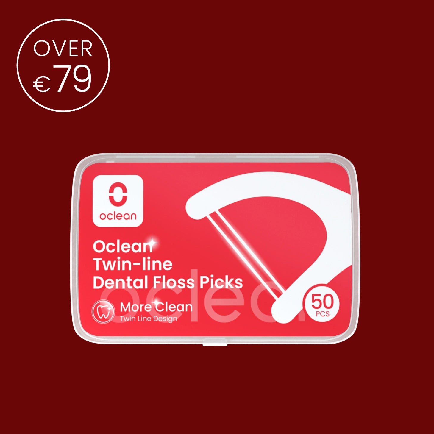 Oclean Twin-line Zahnseide Picks - 1ct