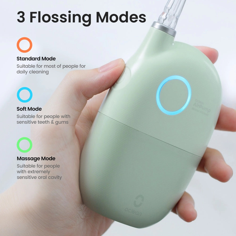 Oclean AirPump A10 Wasser-Flossing-Modi