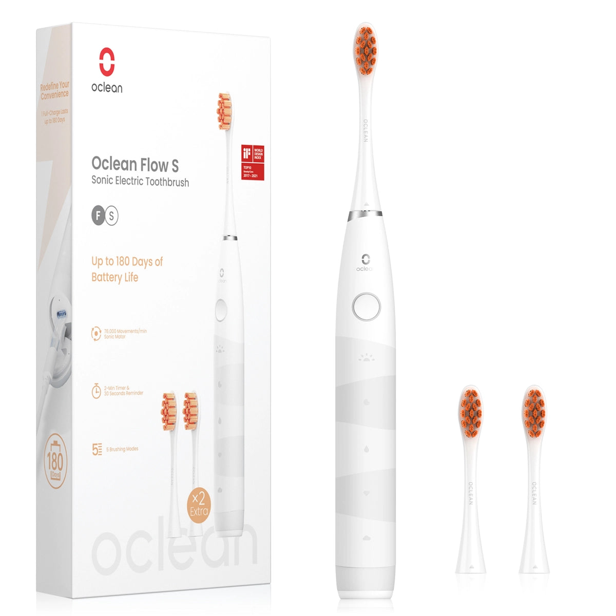 Oclean Flow S Schallzahnbürste - Mit Box