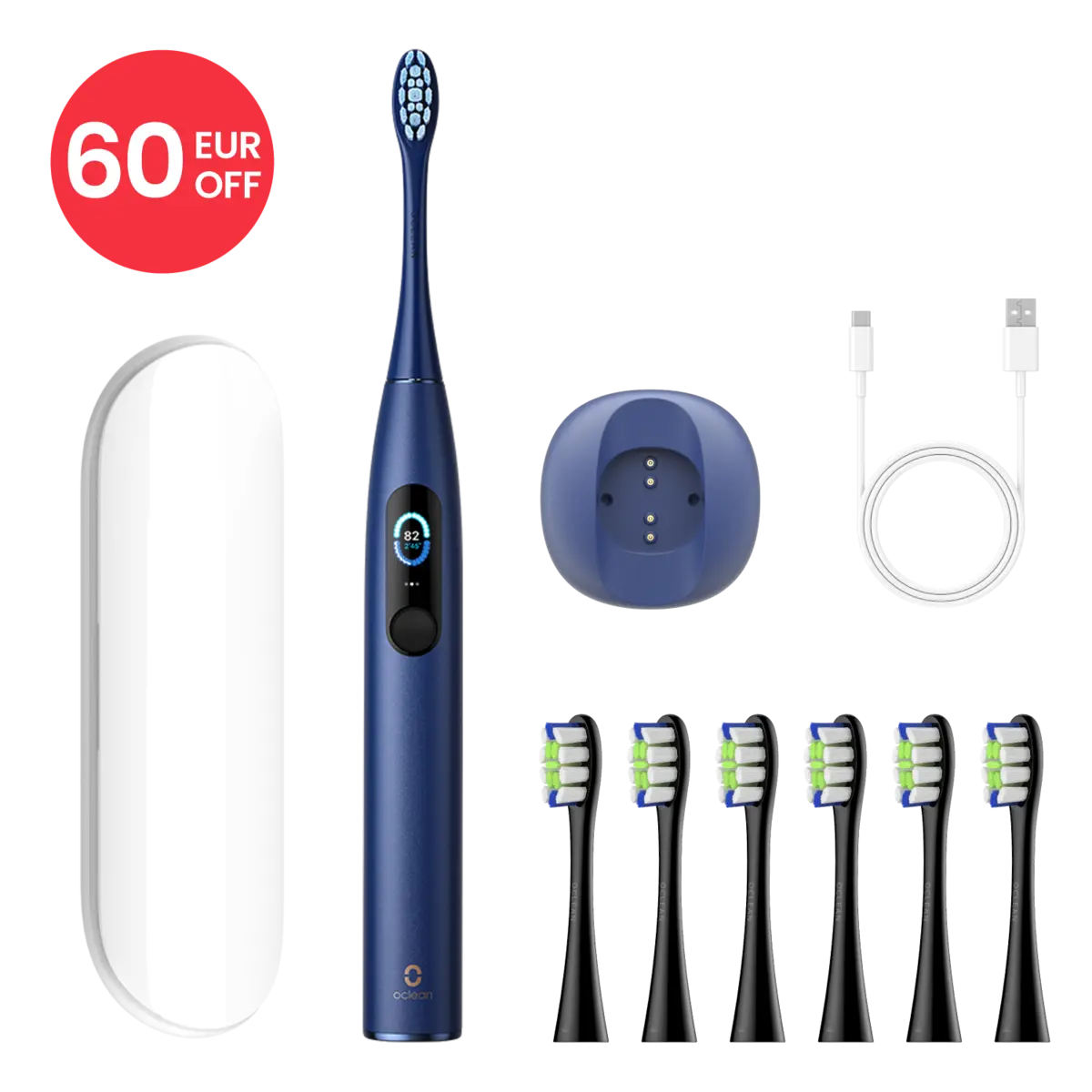 Oclean X Pro Premium Bundle - Blau 60 EUR OFF