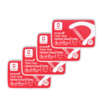 Oclean Twin -Line Dental Floss Picks - 4CT