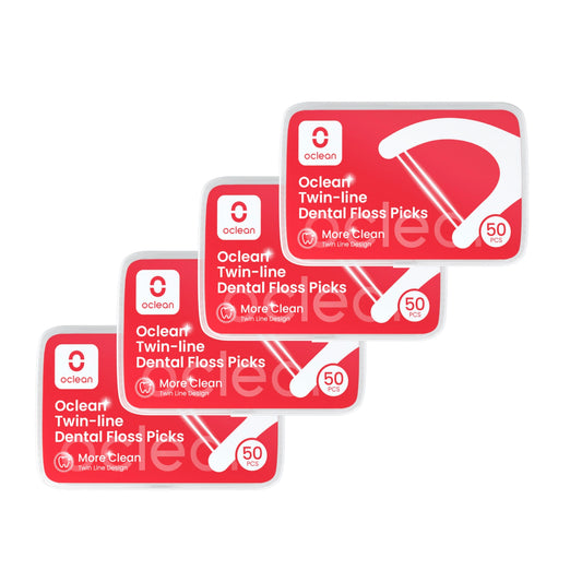 Oclean Twin -Line Dental Floss Picks - 4CT